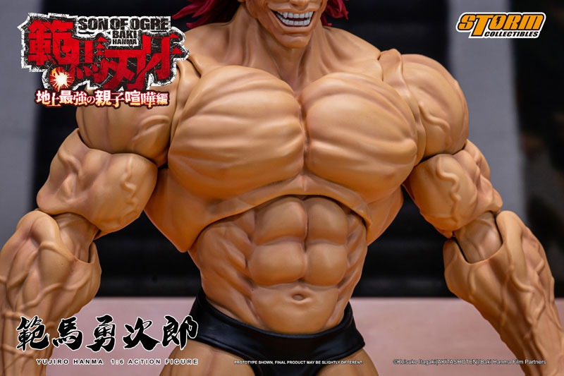 Action Figure 1/6 Yujiro Hanma The Strongest Father-son Fight on Earth - Baki Hanma By Storm Collectibles