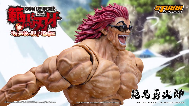 Action Figure 1/6 Yujiro Hanma The Strongest Father-son Fight on Earth - Baki Hanma By Storm Collectibles