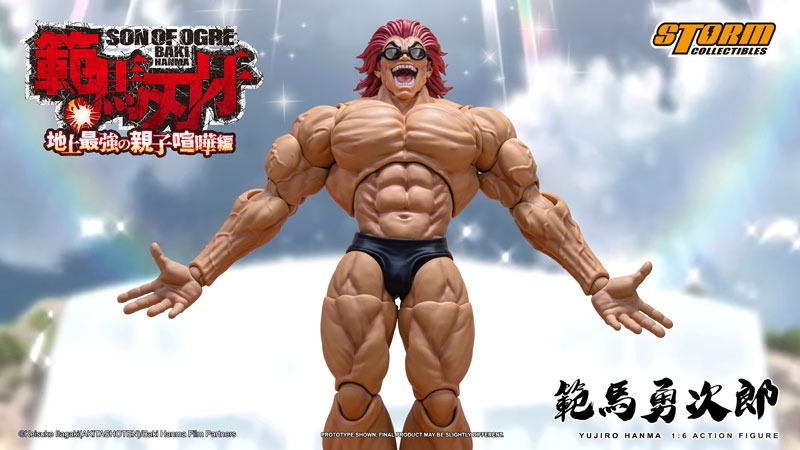 Action Figure 1/6 Yujiro Hanma The Strongest Father-son Fight on Earth - Baki Hanma By Storm Collectibles
