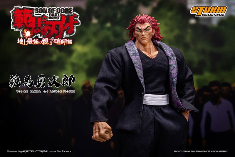 Action Figure 1/6 Yujiro Hanma The Strongest Father-son Fight on Earth - Baki Hanma By Storm Collectibles