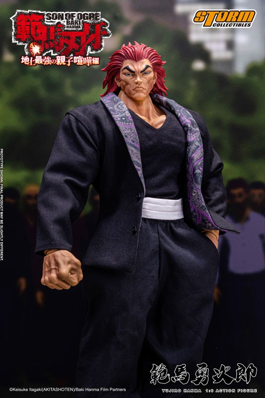 Action Figure 1/6 Yujiro Hanma The Strongest Father-son Fight on Earth - Baki Hanma By Storm Collectibles