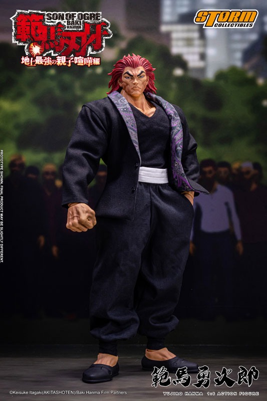 Action Figure 1/6 Yujiro Hanma The Strongest Father-son Fight on Earth - Baki Hanma By Storm Collectibles
