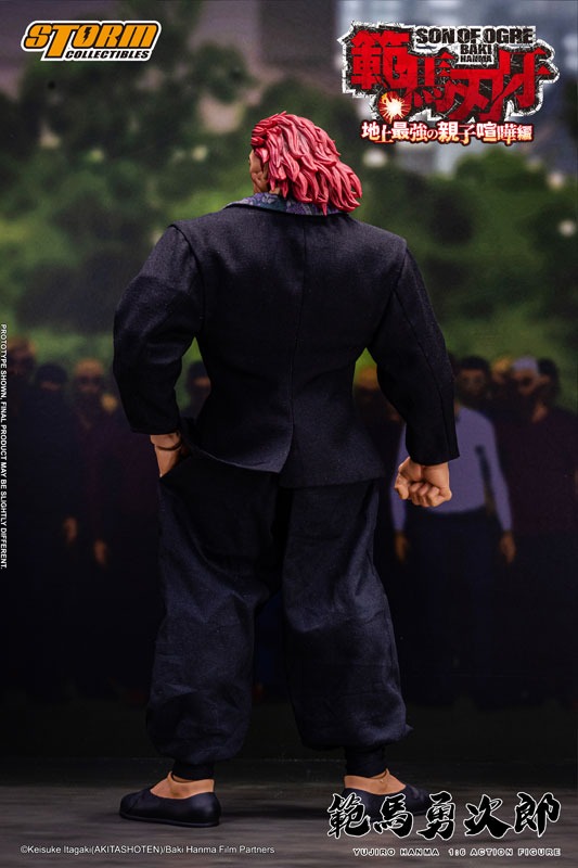 Action Figure 1/6 Yujiro Hanma The Strongest Father-son Fight on Earth - Baki Hanma By Storm Collectibles