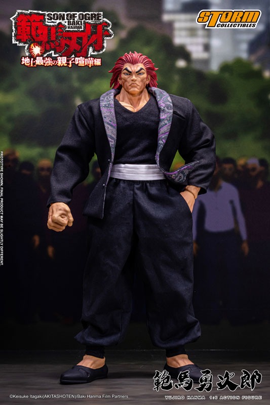 Action Figure 1/6 Yujiro Hanma The Strongest Father-son Fight on Earth - Baki Hanma By Storm Collectibles