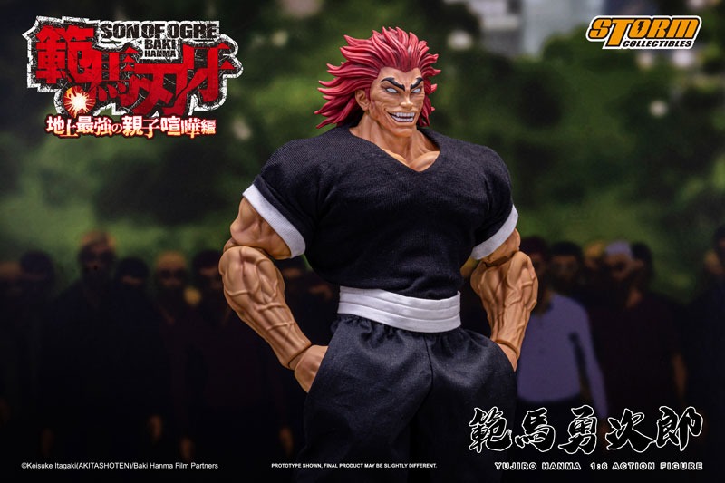 Action Figure 1/6 Yujiro Hanma The Strongest Father-son Fight on Earth - Baki Hanma By Storm Collectibles
