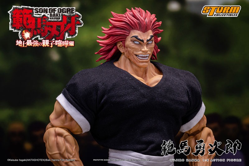 Action Figure 1/6 Yujiro Hanma The Strongest Father-son Fight on Earth - Baki Hanma By Storm Collectibles