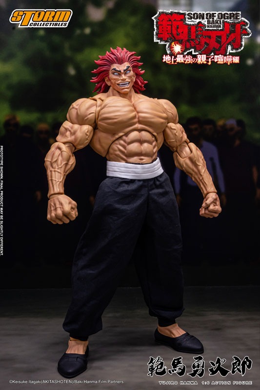 Action Figure 1/6 Yujiro Hanma The Strongest Father-son Fight on Earth - Baki Hanma By Storm Collectibles