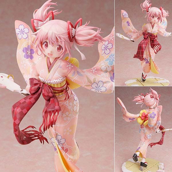 Scaled Figure 1/7 Madoka Kaname - Kimono Ver. Mahou Shoujo Madoka Magica (Re-Release) By FuRyu
