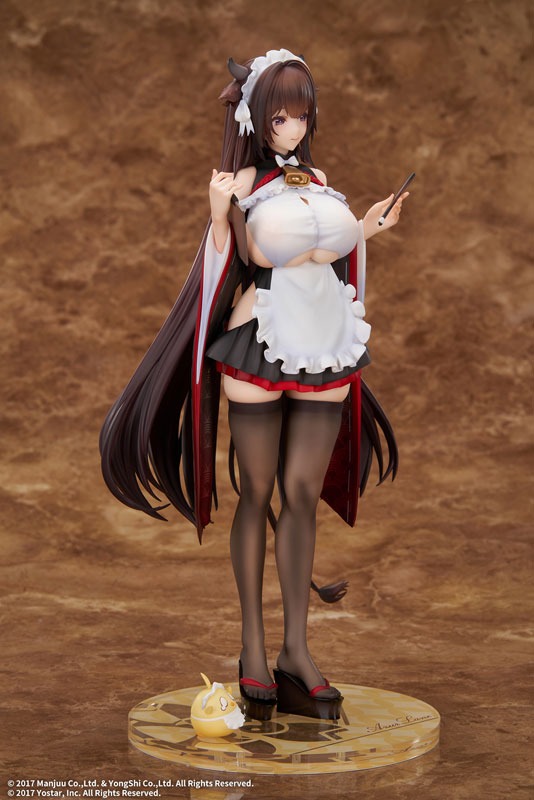 Scaled Figure 1/7 Kashino - Tsumazuki Trouble Maid / Maid for Mayhem Ver. Azur Lane By Elegant