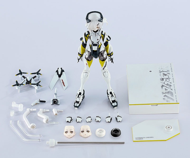 Action Figure Motored Cyborg Runner SSX_155ar - Kinetice Ash Ver. Shoujo Hatsudouki By Max Factory