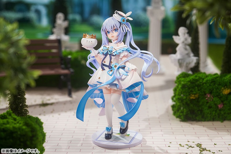 Scaled Figure 1/7 Kafuu Chino with Tippy - Cafรฉ Lumiere Ver. Gochuumon wa Usagi Desu ka? By Luminous Box