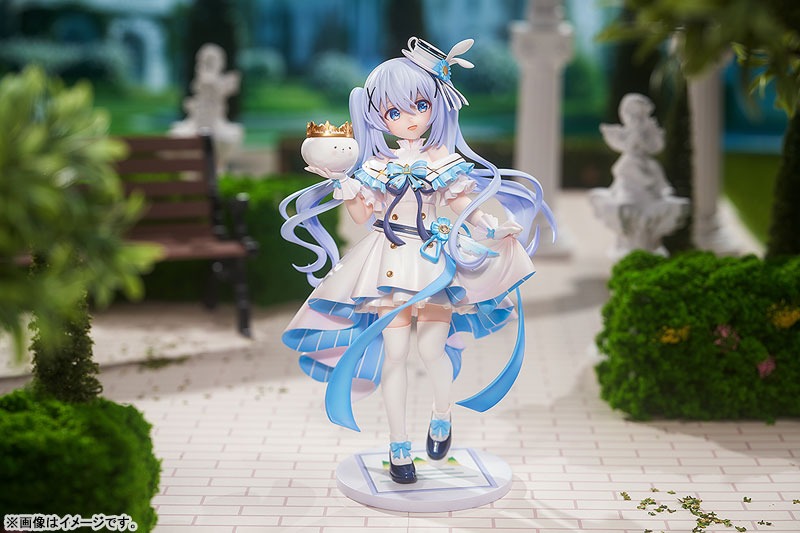 Scaled Figure 1/7 Kafuu Chino with Tippy - Cafรฉ Lumiere Ver. Gochuumon wa Usagi Desu ka? By Luminous Box