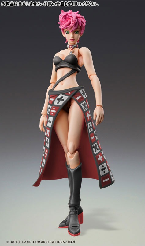 Super Action Statue Figure Trish Una - BLACK Ver. JoJo's Bizarre Adventure Part 5 By Medicos Entertainment