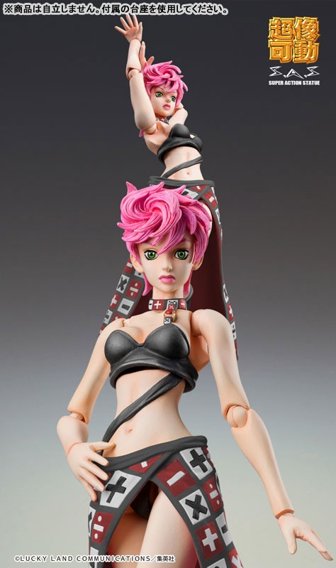 Super Action Statue Figure Trish Una - BLACK Ver. JoJo's Bizarre Adventure Part 5 By Medicos Entertainment