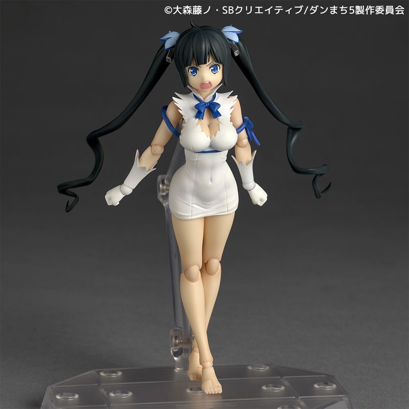 [With Bonus] Revoltech Action Figure Hestia - Danmachi / Dungeon ni Deai o Motomeru no wa Machigatteiru Darou ka By Kaiyodo