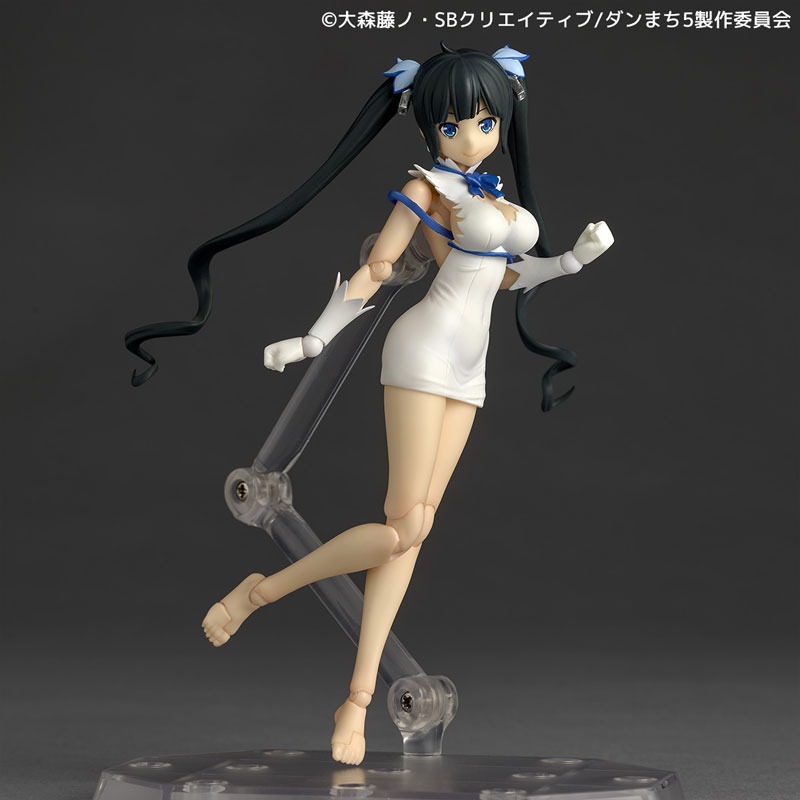 [With Bonus] Revoltech Action Figure Hestia - Danmachi / Dungeon ni Deai o Motomeru no wa Machigatteiru Darou ka By Kaiyodo