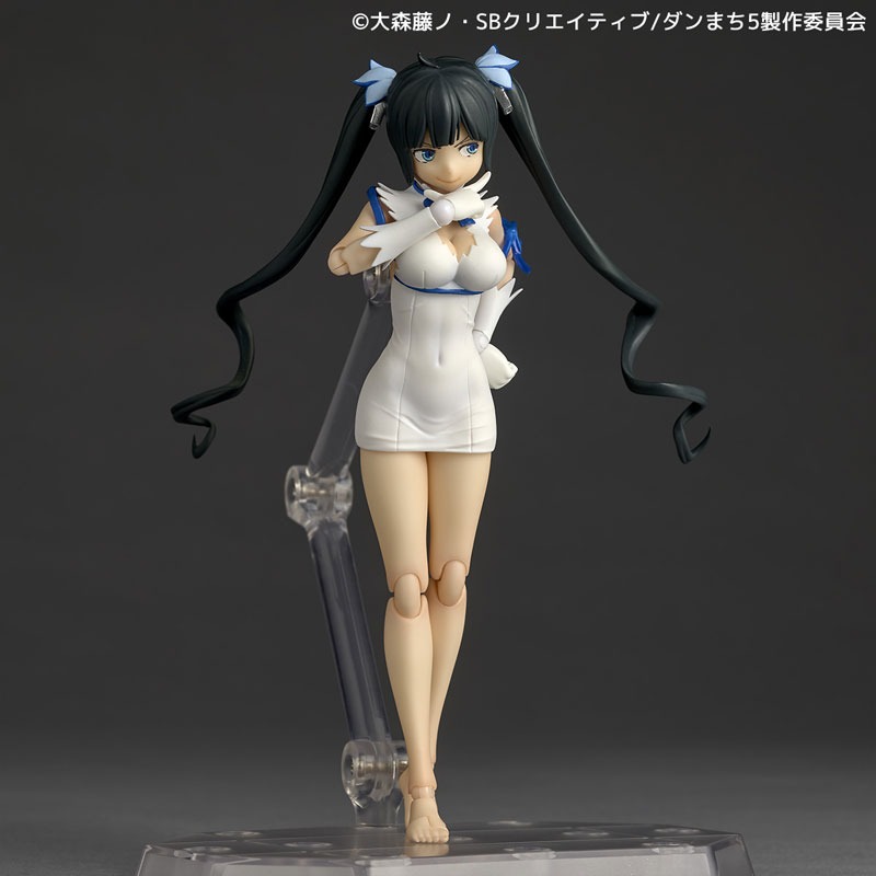 [With Bonus] Revoltech Action Figure Hestia - Danmachi / Dungeon ni Deai o Motomeru no wa Machigatteiru Darou ka By Kaiyodo