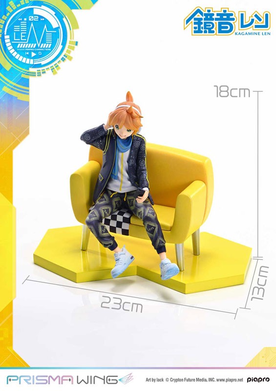 Prisma Wing Scaled Figure 1/7 Kagamine Len - Vocaloid Illustration by lack By Prime 1 Studio