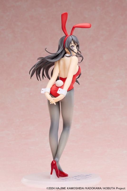 Scaled Figure 1/7 Mai Sakurajima - Red Bunny Girl Ver. Seishun Buta Yarou wa Bunny Girl Senpai no Yume wo Minai By ANIPLEX+