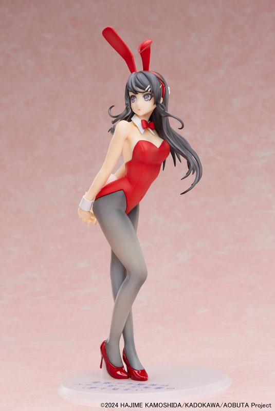 Scaled Figure 1/7 Mai Sakurajima - Red Bunny Girl Ver. Seishun Buta Yarou wa Bunny Girl Senpai no Yume wo Minai By ANIPLEX+