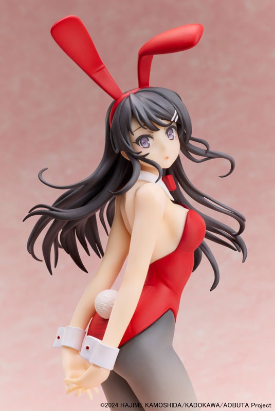 Scaled Figure 1/7 Mai Sakurajima - Red Bunny Girl Ver. Seishun Buta Yarou wa Bunny Girl Senpai no Yume wo Minai By ANIPLEX+