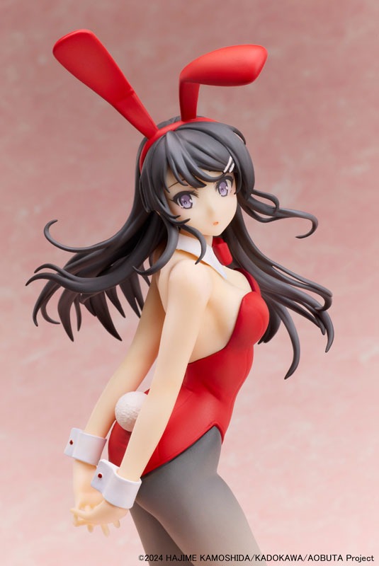 Scaled Figure 1/7 Mai Sakurajima - Red Bunny Girl Ver. Seishun Buta Yarou wa Bunny Girl Senpai no Yume wo Minai By ANIPLEX+