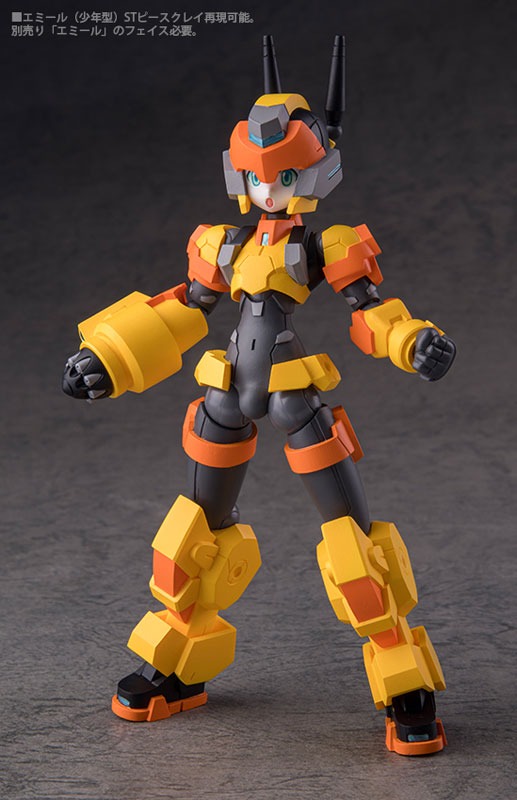 Action Figure Polynian Lena / Emil - ST Peace clay M Robot Neoanthropinae Polynian By Daibadi Production