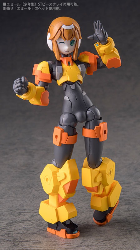 Action Figure Polynian Lena / Emil - ST Peace clay M Robot Neoanthropinae Polynian By Daibadi Production
