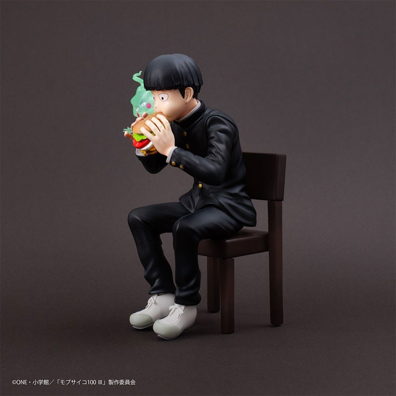 Scaled Figure Kageyama Shigeo & Dimple - Mob Psycho 100 III x Bunbougu Cafe 2022 (13cm) By Union Creative