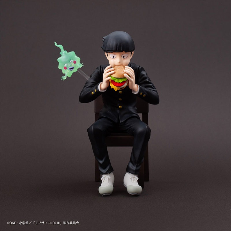 Scaled Figure Kageyama Shigeo & Dimple - Mob Psycho 100 III x Bunbougu Cafe 2022 (13cm) By Union Creative