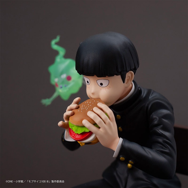 Scaled Figure Kageyama Shigeo & Dimple - Mob Psycho 100 III x Bunbougu Cafe 2022 (13cm) By Union Creative