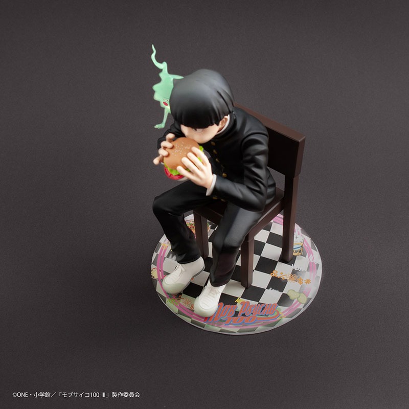 Scaled Figure Kageyama Shigeo & Dimple - Mob Psycho 100 III x Bunbougu Cafe 2022 (13cm) By Union Creative