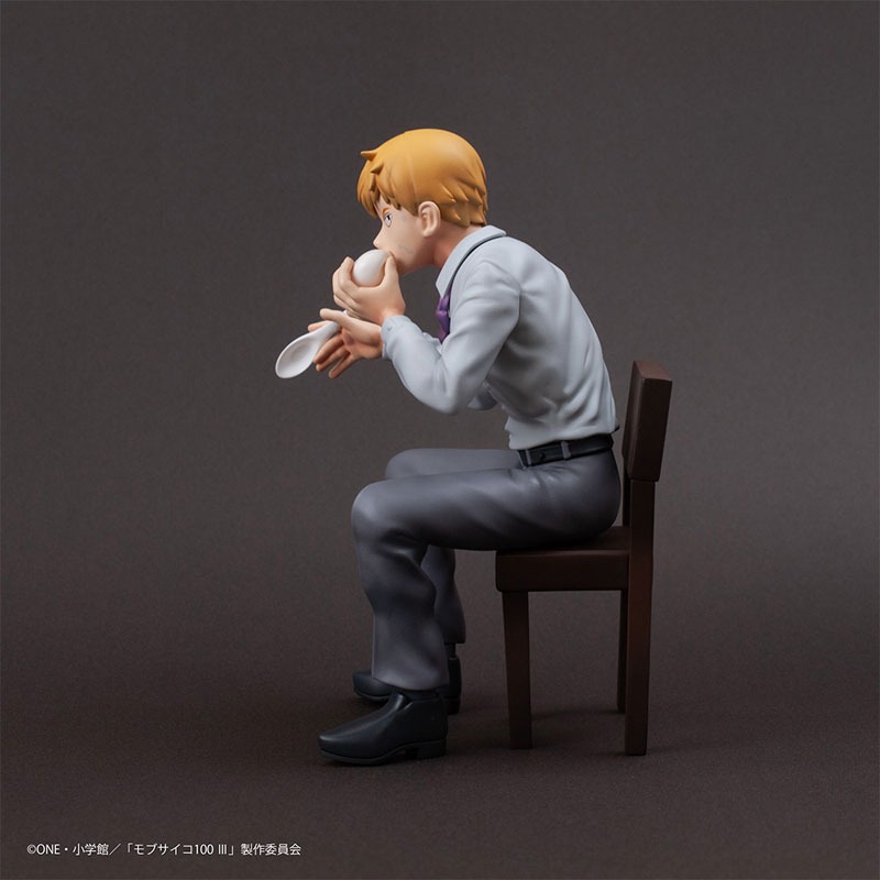 Scaled Figure Reigen Arataka - Mob Psycho 100 III x Bunbougu Cafe 2022 (13,5cm) By Union Creative