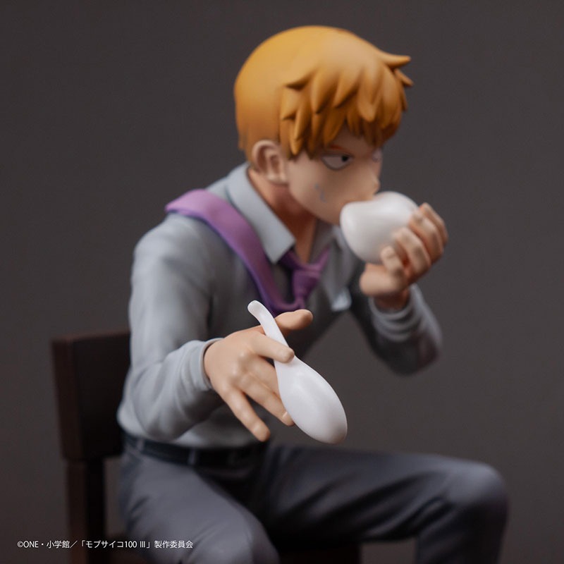 Scaled Figure Reigen Arataka - Mob Psycho 100 III x Bunbougu Cafe 2022 (13,5cm) By Union Creative