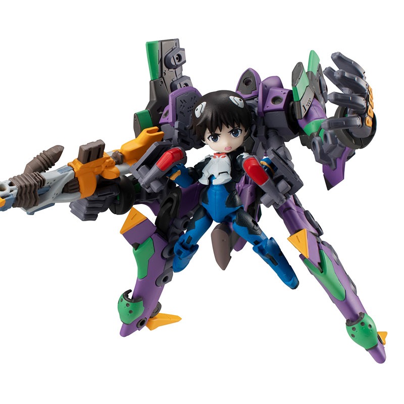 Desktop Army Shinji Ikari & EVA Unit-01 - Rebuild of Evangelion (Re-Release) By MegaHouse