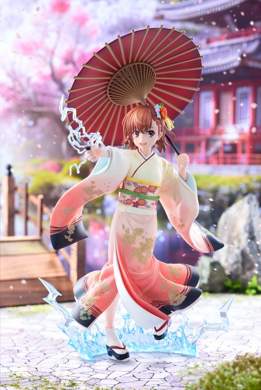 Scaled Figure 1/7 Misaka Mikoto - Furisode Kimono Ver. Toaru Kagaku no Railgun By KADOKAWA