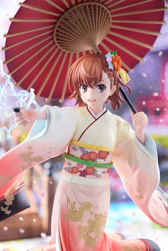 Scaled Figure 1/7 Misaka Mikoto - Furisode Kimono Ver. Toaru Kagaku no Railgun By KADOKAWA