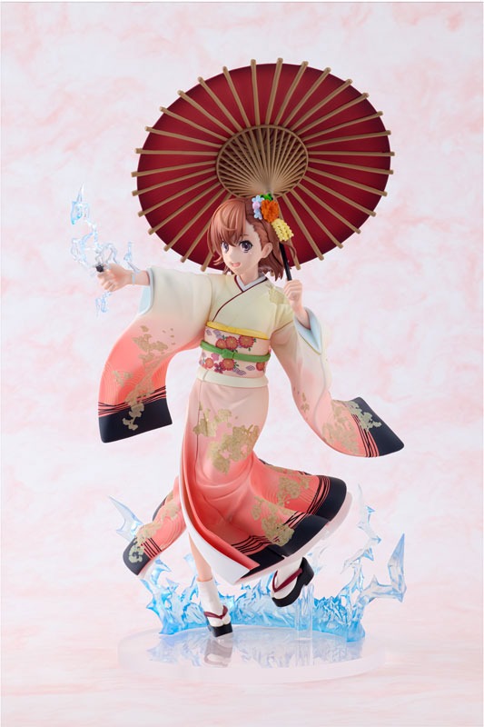 Scaled Figure 1/7 Misaka Mikoto - Furisode Kimono Ver. Toaru Kagaku no Railgun By KADOKAWA