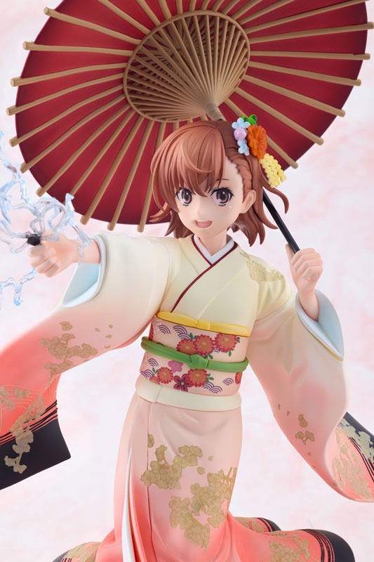 Scaled Figure 1/7 Misaka Mikoto - Furisode Kimono Ver. Toaru Kagaku no Railgun By KADOKAWA