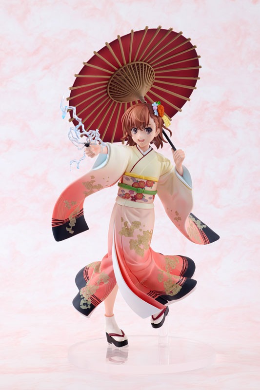 Scaled Figure 1/7 Misaka Mikoto - Furisode Kimono Ver. Toaru Kagaku no Railgun By KADOKAWA