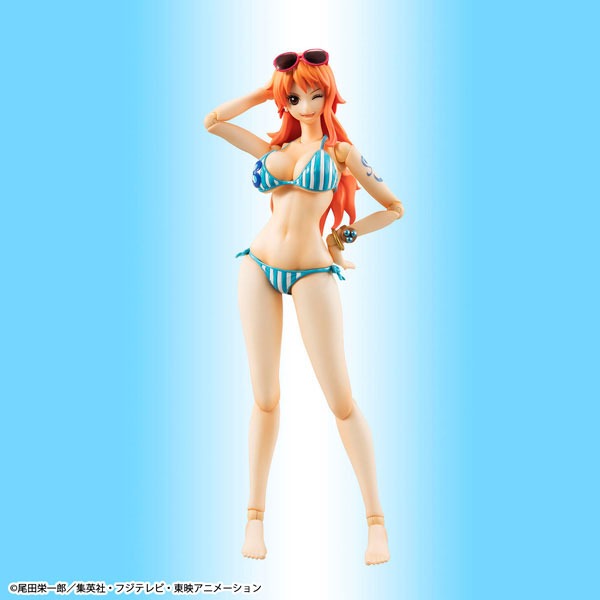 Variable Action Heroes Nami - Summer Vacation Ver. One Piece (Re-Release) By MegaHouse