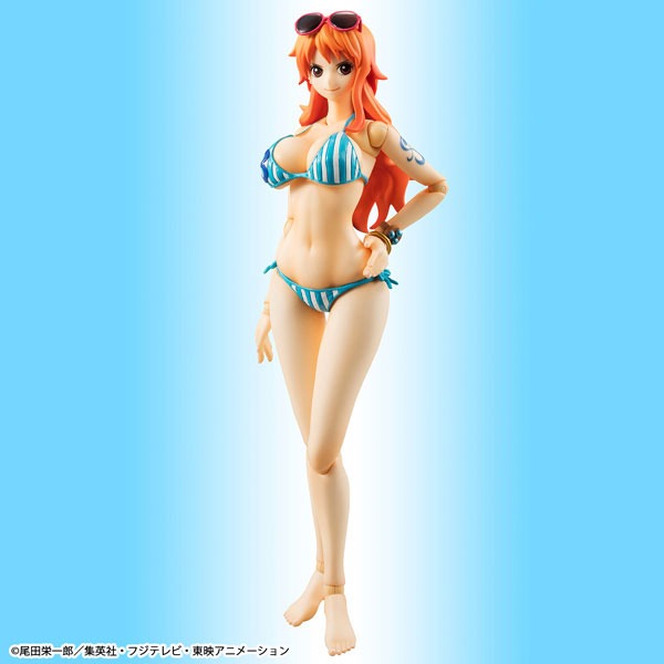 Variable Action Heroes Nami - Summer Vacation Ver. One Piece (Re-Release) By MegaHouse