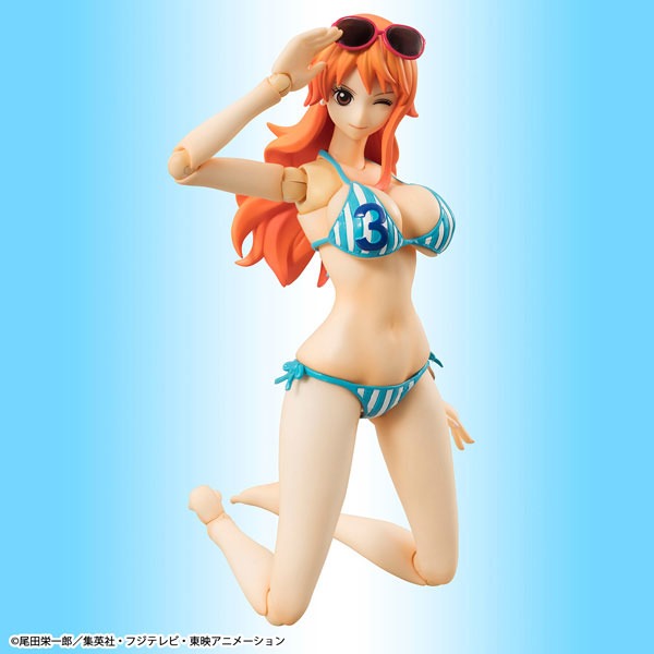 Variable Action Heroes Nami - Summer Vacation Ver. One Piece (Re-Release) By MegaHouse