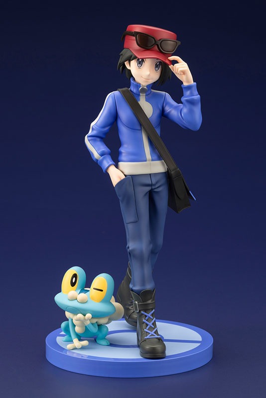 ARTFX J Scaled Figure 1/8 Karumu with Froakie - Pocket Monsters / Pokemon By Kotobukiya