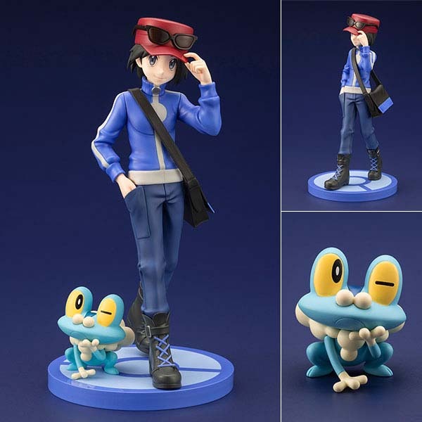 ARTFX J Scaled Figure 1/8 Karumu with Froakie - Pocket Monsters / Pokemon By Kotobukiya