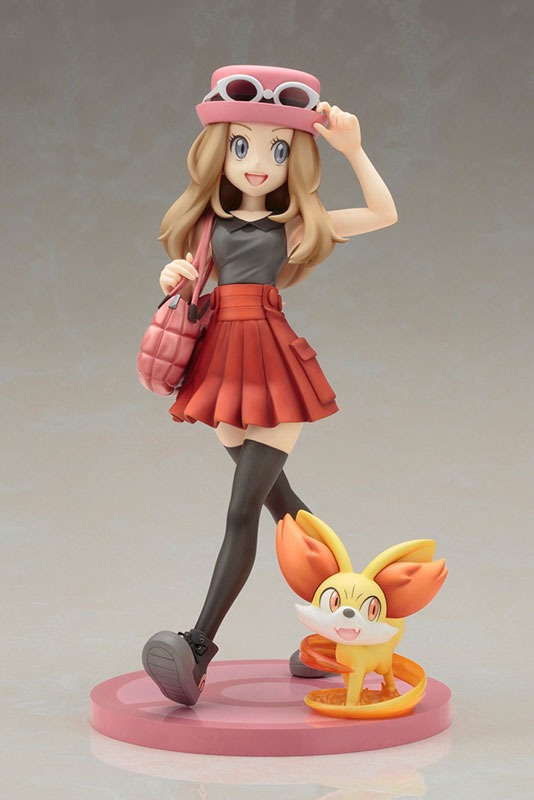 ARTFX J Scaled Figure 1/8 Serena with Fennekin - Pocket Monsters / Pokemon (Re-Release) By Kotobukiya