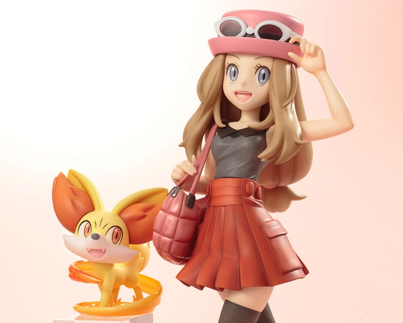 ARTFX J Scaled Figure 1/8 Serena with Fennekin - Pocket Monsters / Pokemon (Re-Release) By Kotobukiya