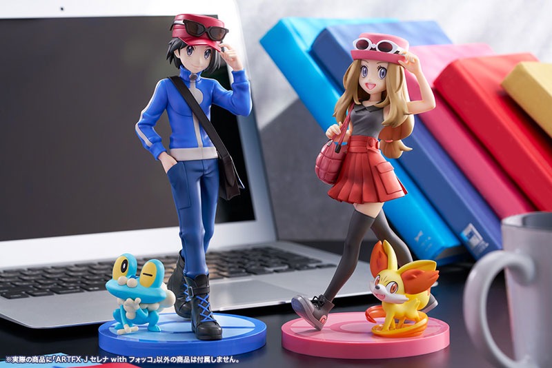 ARTFX J Scaled Figure 1/8 Serena with Fennekin - Pocket Monsters / Pokemon (Re-Release) By Kotobukiya
