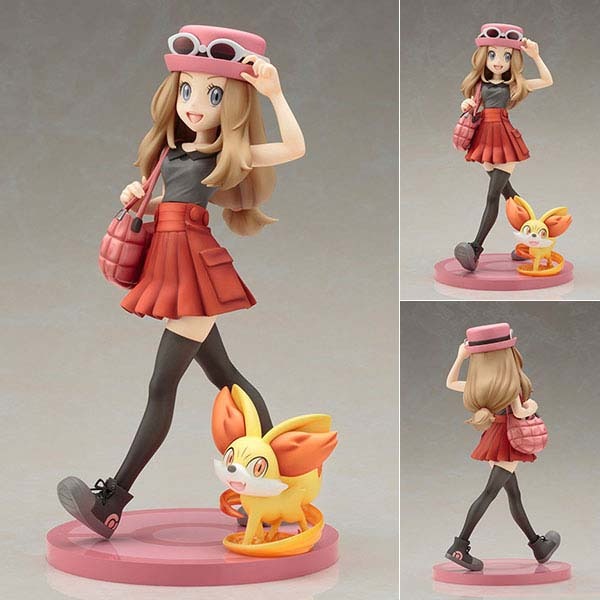 ARTFX J Scaled Figure 1/8 Serena with Fennekin - Pocket Monsters / Pokemon (Re-Release) By Kotobukiya