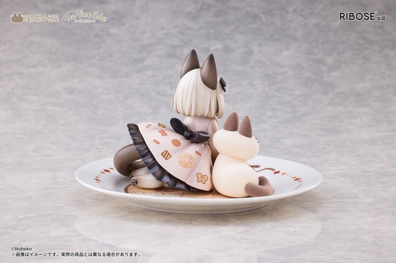 Deformed Figure DLC Series Azuki-san - Tea Time Cats x Siamese By RIBOSE